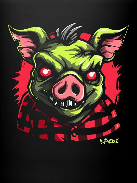 Evil Green Pig
