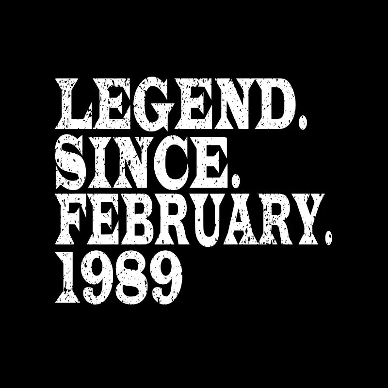 February 1989 Legend 30th Birthday Party Gift