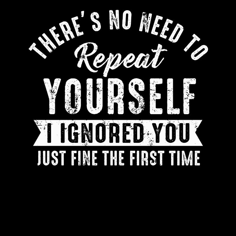 Il n’est pas nécessaire de vous répéter