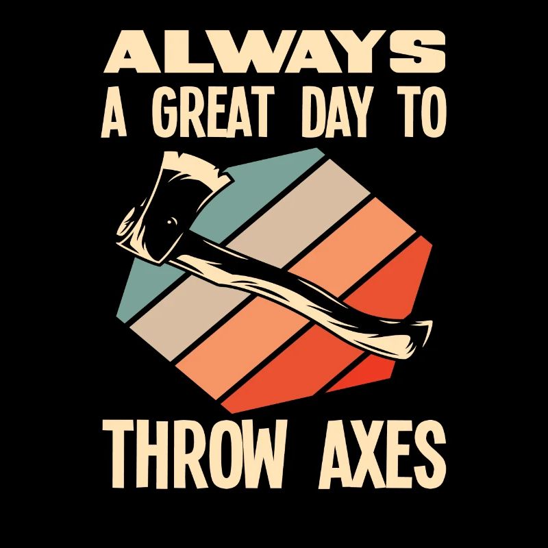 Retro Axe Throw Axe Throwing