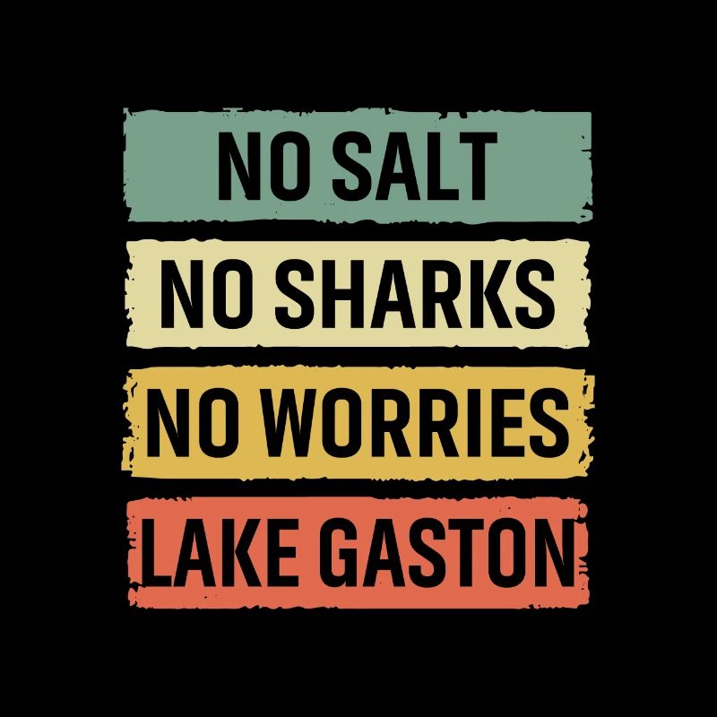 Pas de sel, pas de requins, pas de soucis, lac Gaston