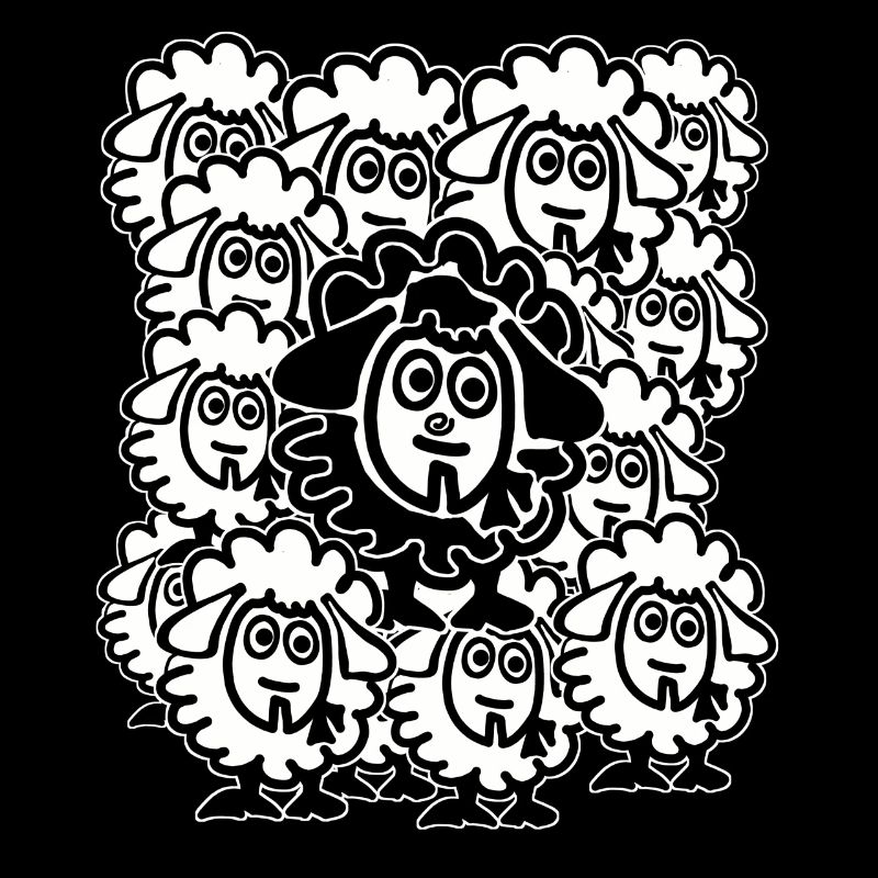 Beaucoup de moutons