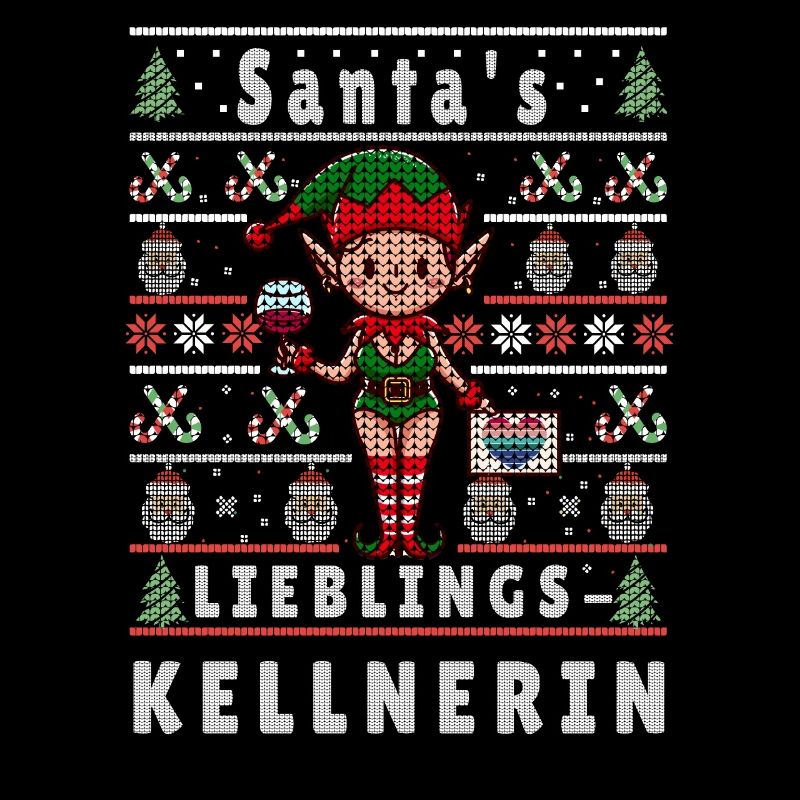 Noël moche LA SERVEUSE PRÉFÉRÉE DU PÈRE NOËL