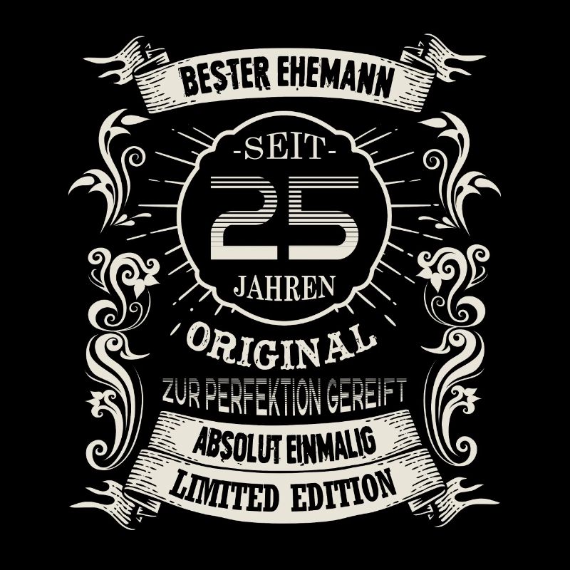 25 Hochzeitstag Seit 25 Jahren Silberhochzeit Ehe