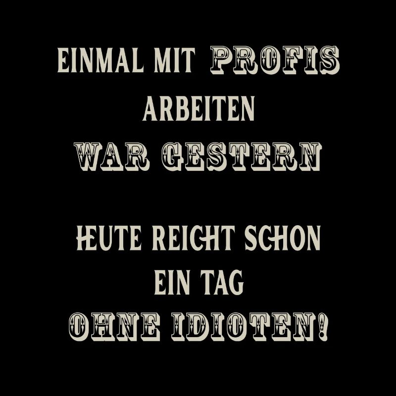 Einmal mit Profis arbeiten