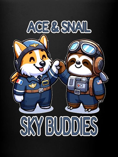Ace and Snail High Flying Friends