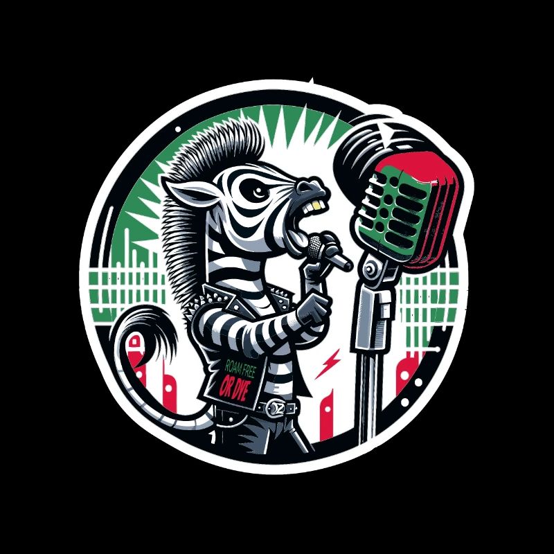 Zebra Roam Free oder Dye, Mic Drop