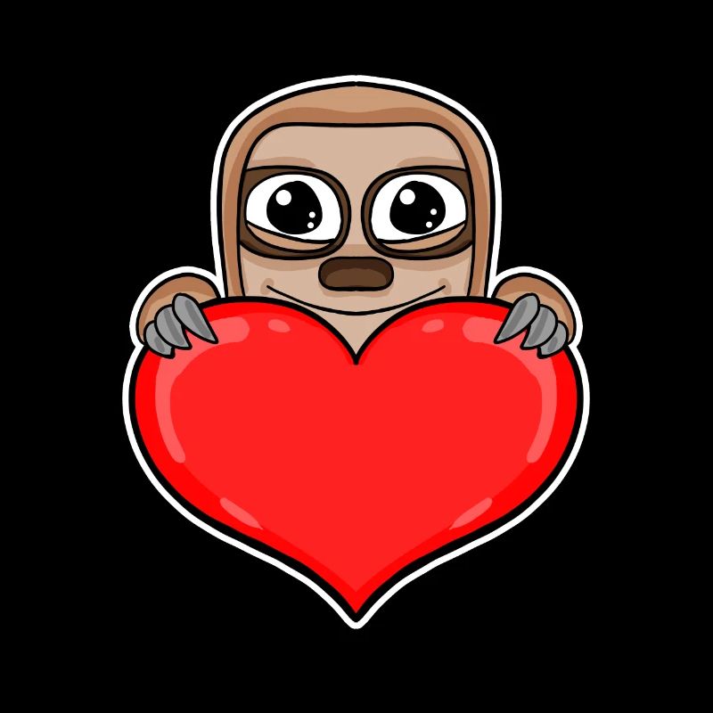 Sloth Heart Romantic