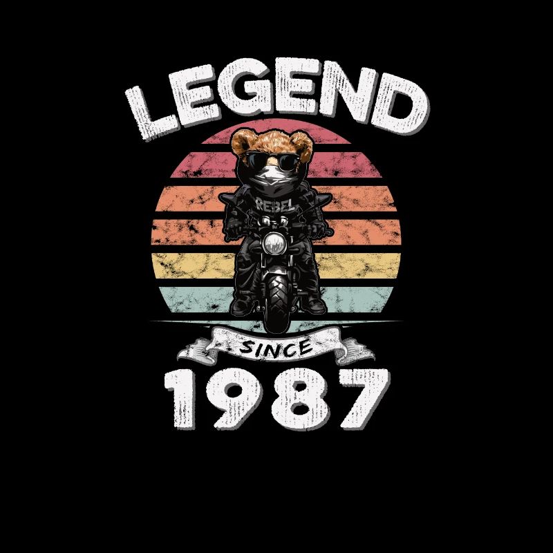 1987 Geburtstag Legend since sunset Teddy