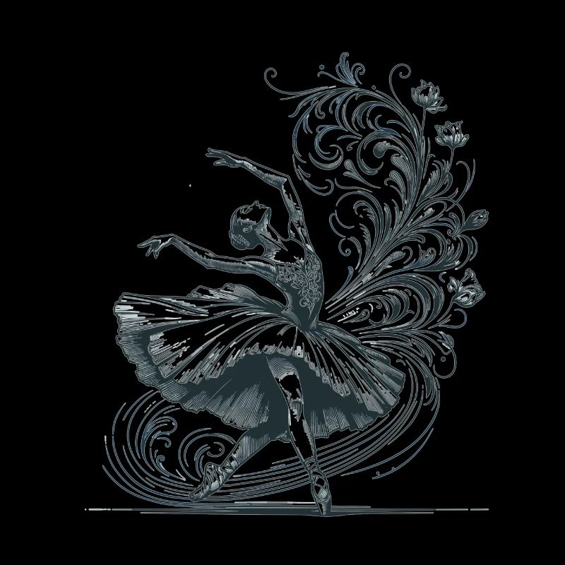 Ballet dancer in motion