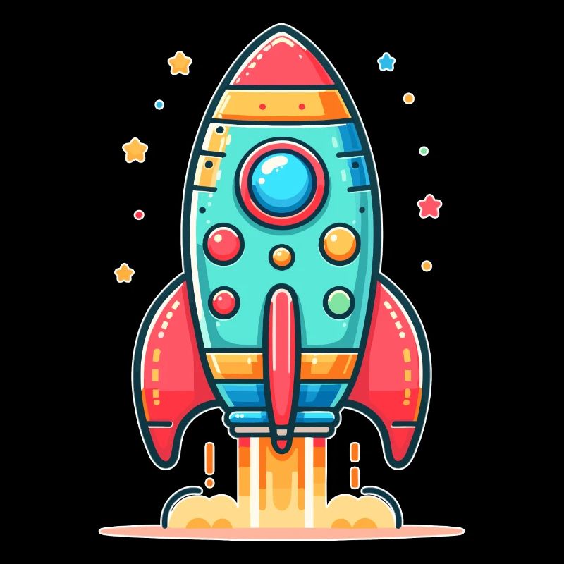 childishly designed rocket