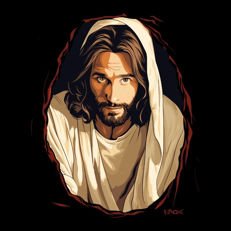 Le gars qui ressemble à Jésus en moi sort