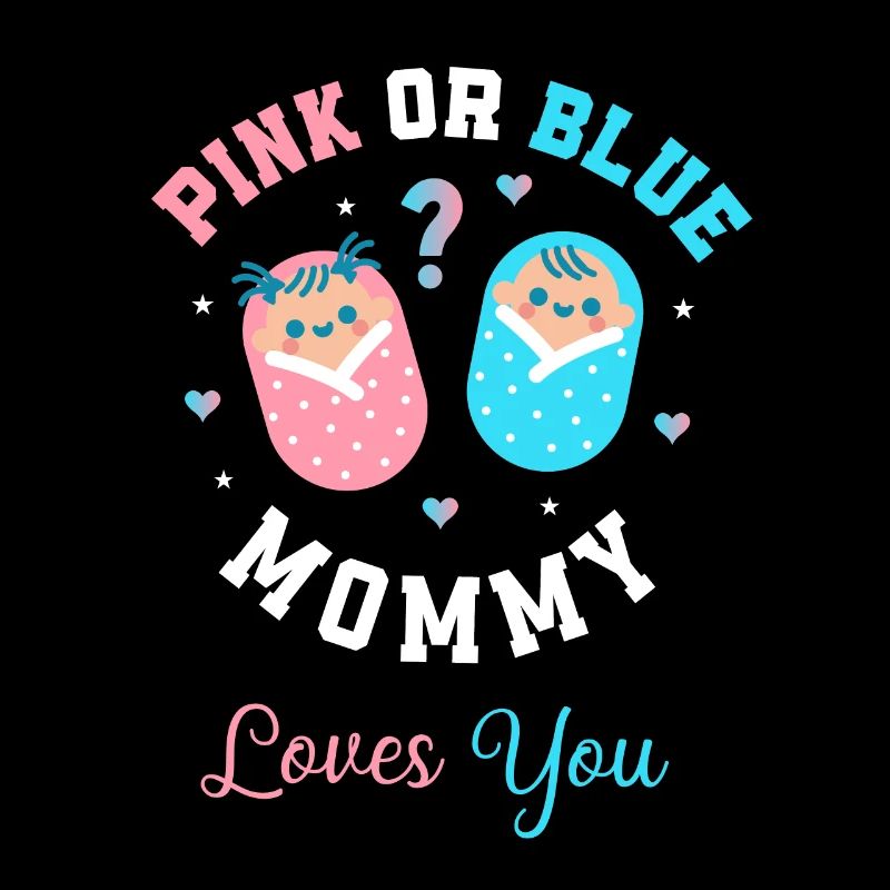 Rosa oder blaue Mama liebt dich süßes Babyparty-Geschenk