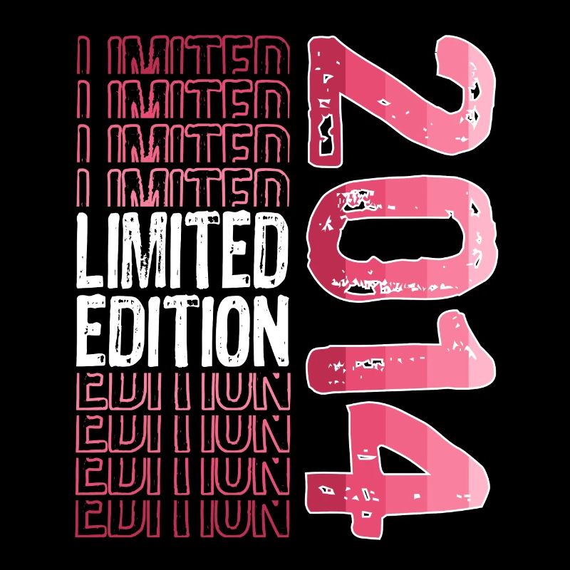 Limited Edition seit 2014 Geburtstag Vintage 2014