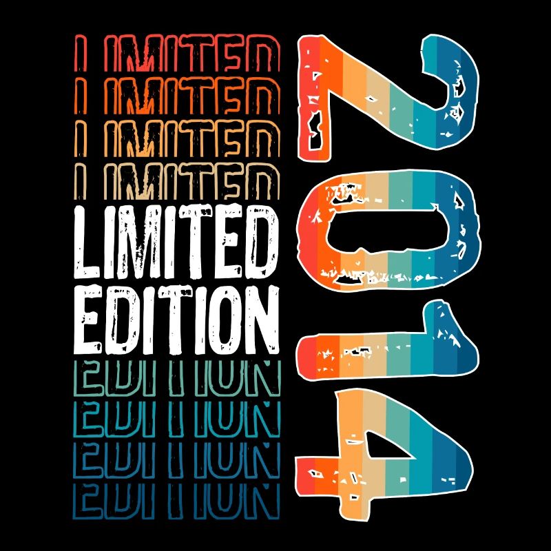 Limited Edition seit 2014 Geburtstag Vintage 2014