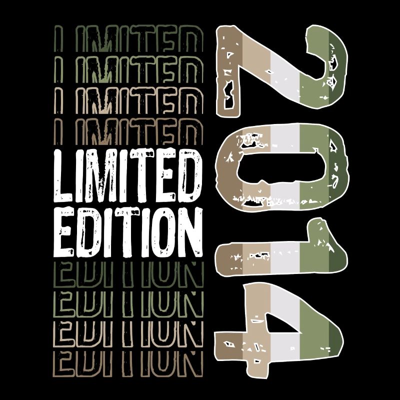 Limited Edition seit 2014 Geburtstag Vintage 2014