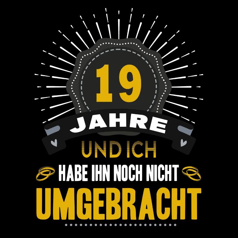 19 Hochzeitstag Frau 19 Jahre Ehe Perlmutthochzeit