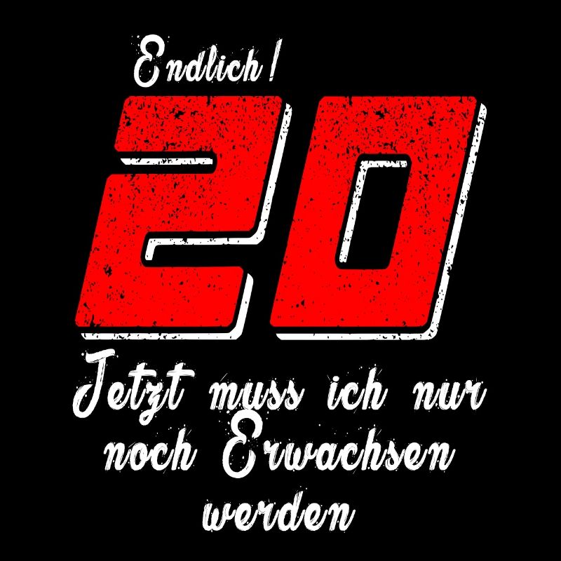 Endlich 20 Erwachsen werden Geburtstag Geschenk
