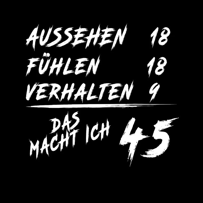 45er Geburtstag Spruch | 45. Geburtstag