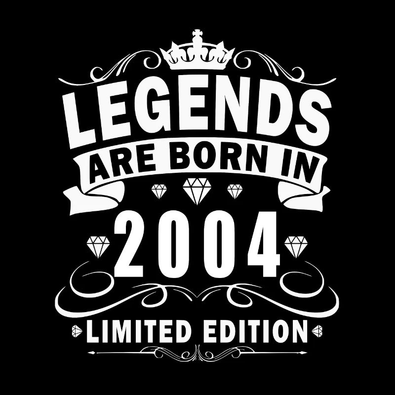 2004 Anniversaire Né En 2004 Rétro Millésime