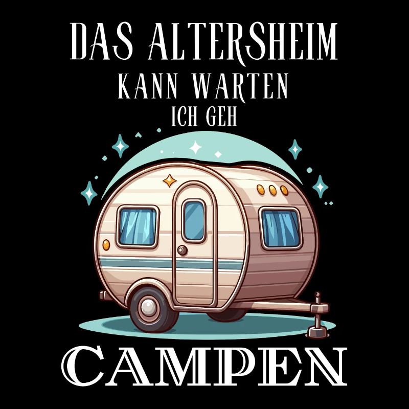 Camping Rentner Ruhestand Campingplatz Kollege Fun