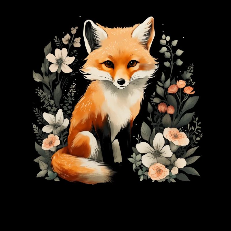 Fuchs Blumen Cottagecore