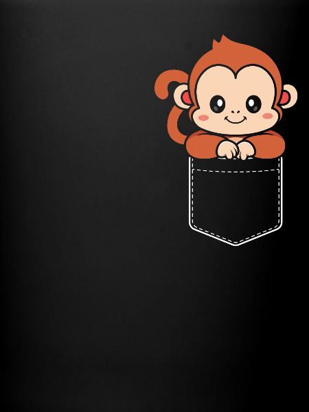 Singe dans un sac