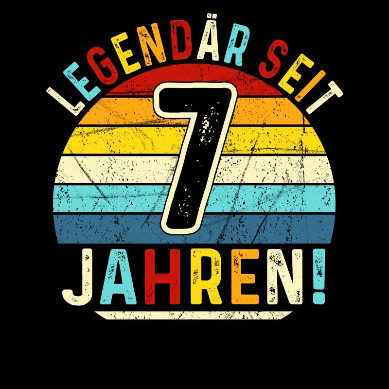 7 Jahre Geschenk 7. Geburtstag Junge Mädchen