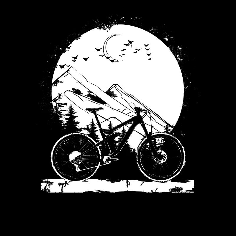Graphismes de vélo de montagne