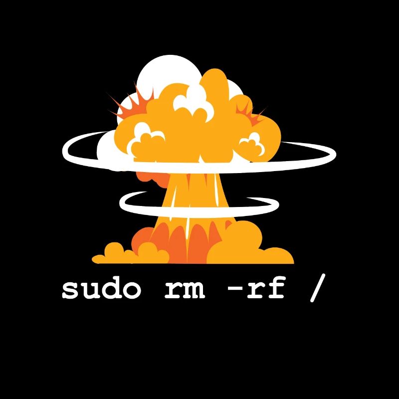 Linux Funny Linux Command Sudo RM RF for Men