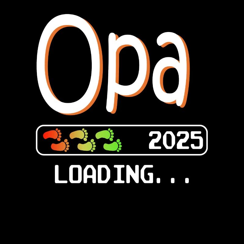 Werdender Opa 2025 loading zukünftiger Großvater