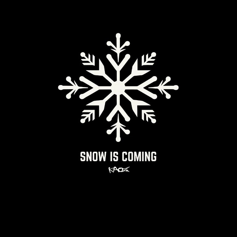 Snow is coming.