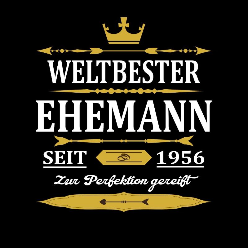 Weltbester Ehemann Seit 1956 Vintage Hochzeitstag