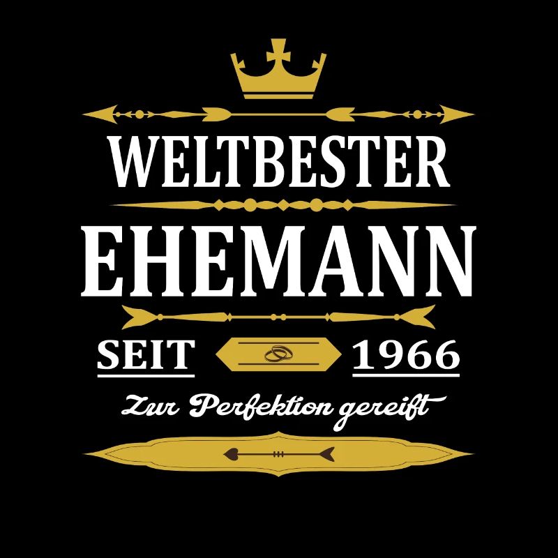 Weltbester Ehemann Seit 1966 Vintage Hochzeitstag