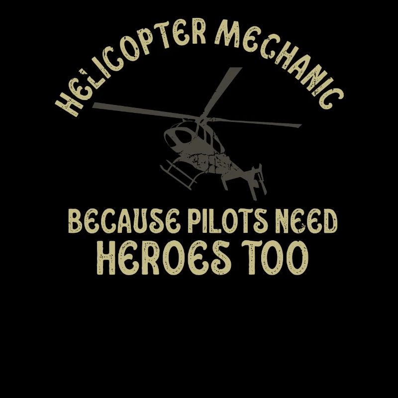 Helicopter Mechanic Heroes Pride
