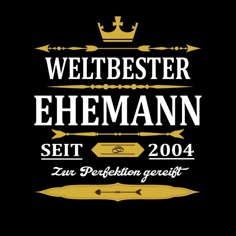 Weltbester Ehemann Seit 2004 Vintage Hochzeitstag