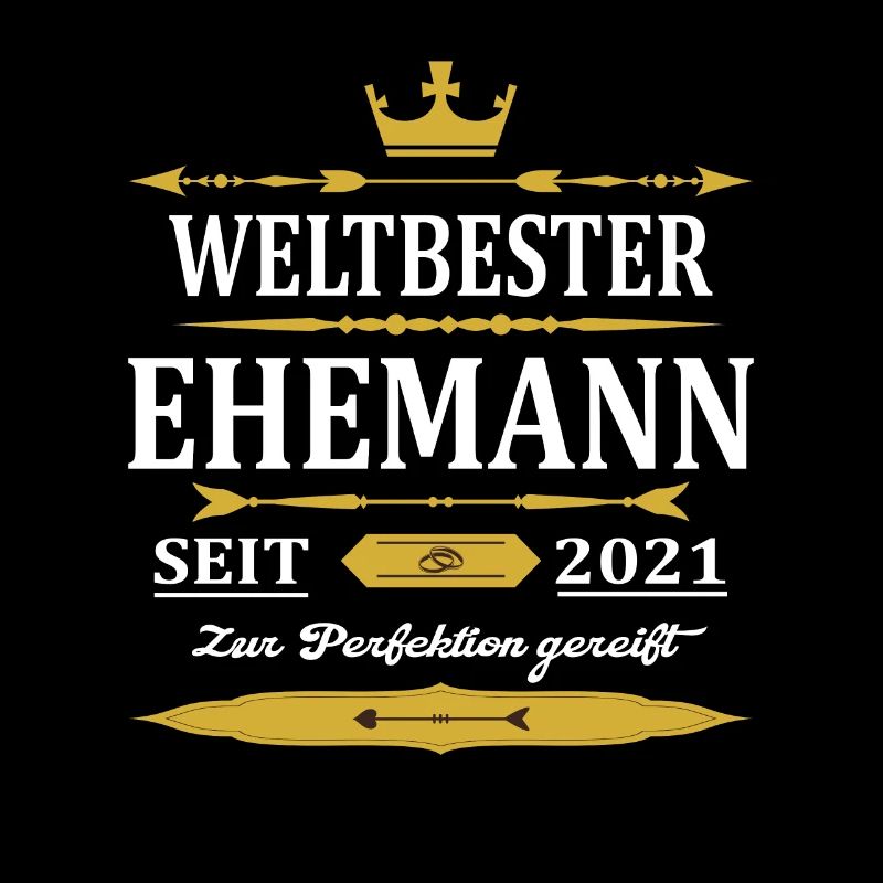 Weltbester Ehemann Seit 2021 Vintage Hochzeitstag
