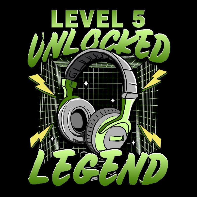 5th Birthday Gift - Level 5 Unlocked