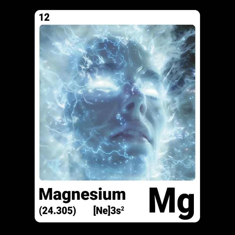 Periodic Table Element Magnesium (Mg) 012
