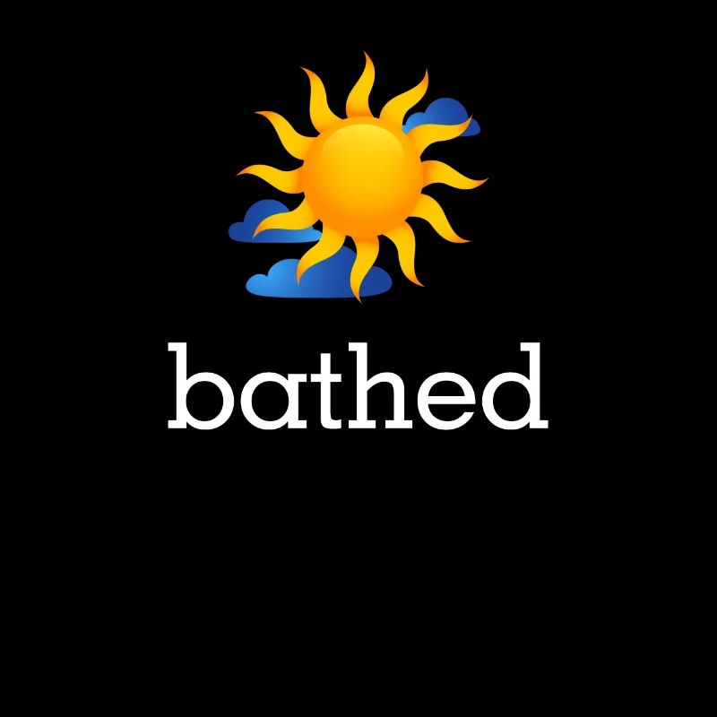 Bathed sunbathing lover summertime