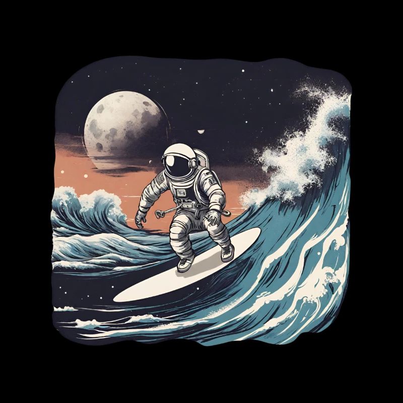 Astronaut surfer