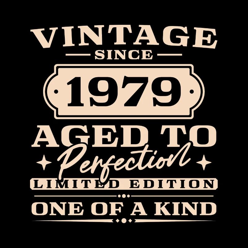 Vintage seit 1979 Geburtsjahr Geschenk