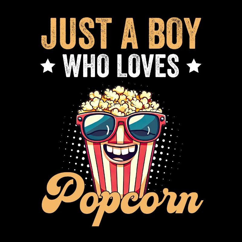 Juste un garçon qui aime le pop-corn