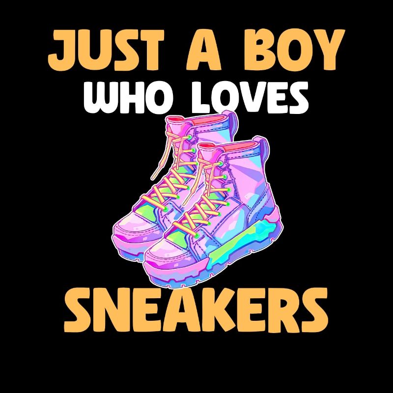 Juste un garçon qui aime les baskets