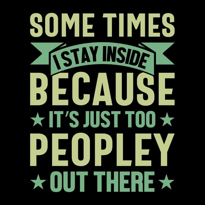 Cat: I stay inside because it's too crowded outside