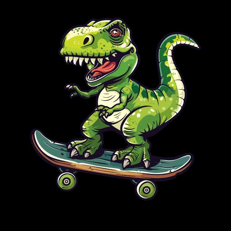 Patineur T Rex