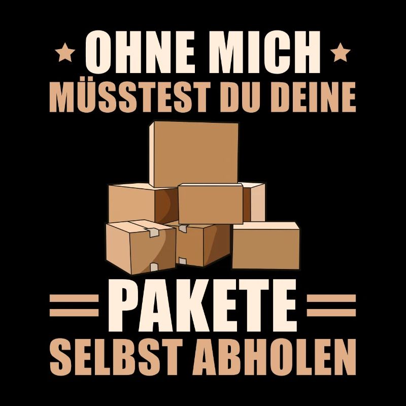 Postbote Paketdienst Paketbote Geschenkidee