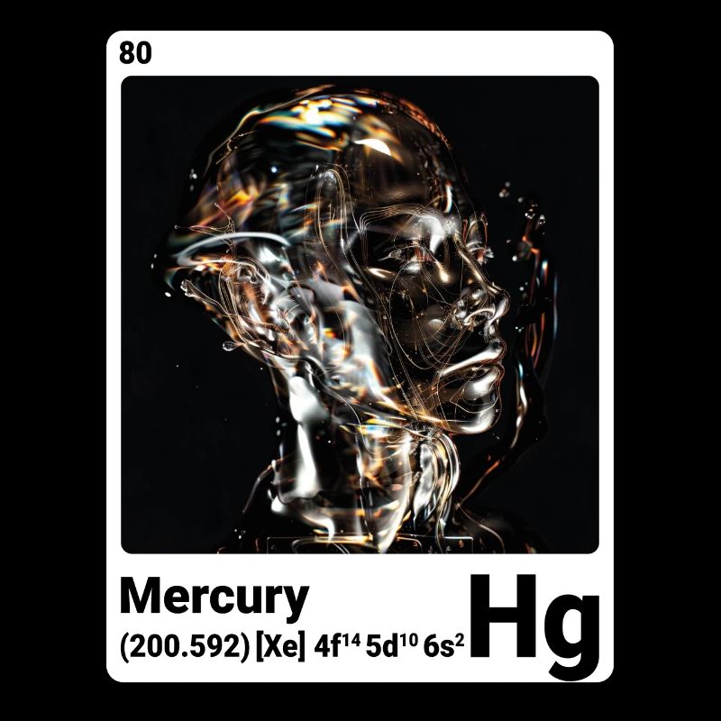 Mercury - Hg - Chemical Element 080