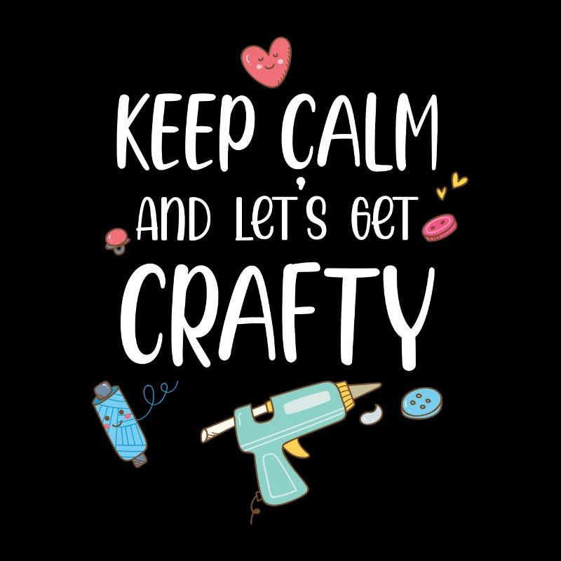 Keep calm and let's craft pottery painters