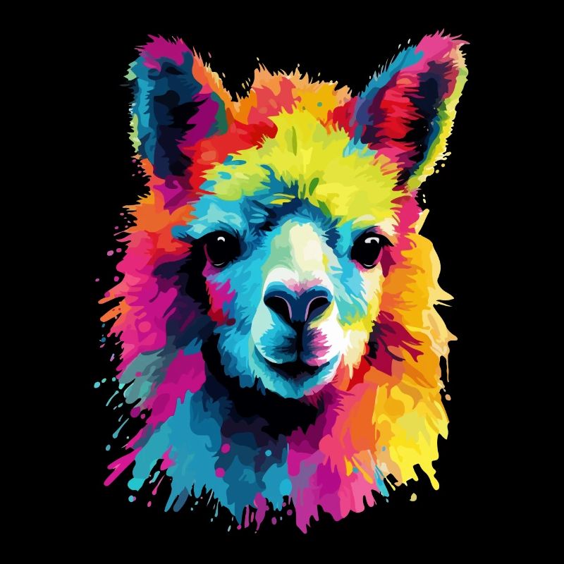 Alpaca in Pop Art